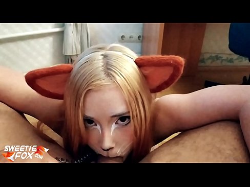 ❤️ Kitsune llyncu dick a cum yn ei cheg Fideo porn wrthon ni
